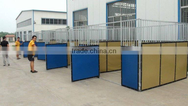 HDPE board hot dip galvanized or powder coated horse stall