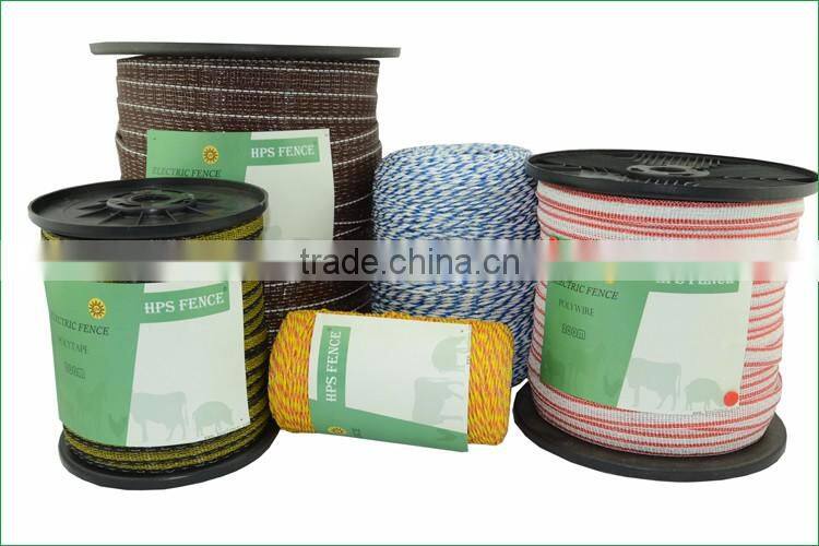 Temporary Livestock Electric Fencing Polytape For Horse Or Cattle Fence