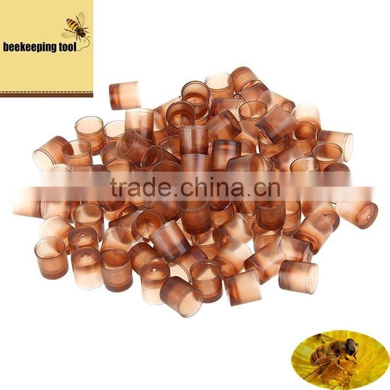 Hot Sale Beekeeping Kit Complete Honey Bee Brown Queen Cell Cup For Queen Bee Rearing