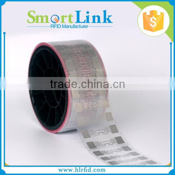 printable logistic UHF RFID label sticker tag, alien 9662 chip dry/wet inlay, rfid passive uhf tag for warehouse management