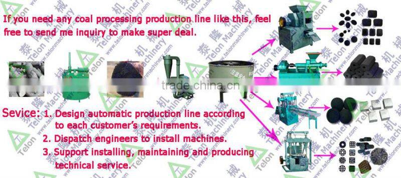 Factory shisha charcoal machine production line to sale