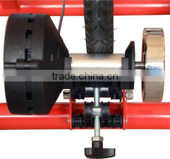 17b Adjustable Indoor Exercise Bike Stand, Bicycle Trainer Stand - Red