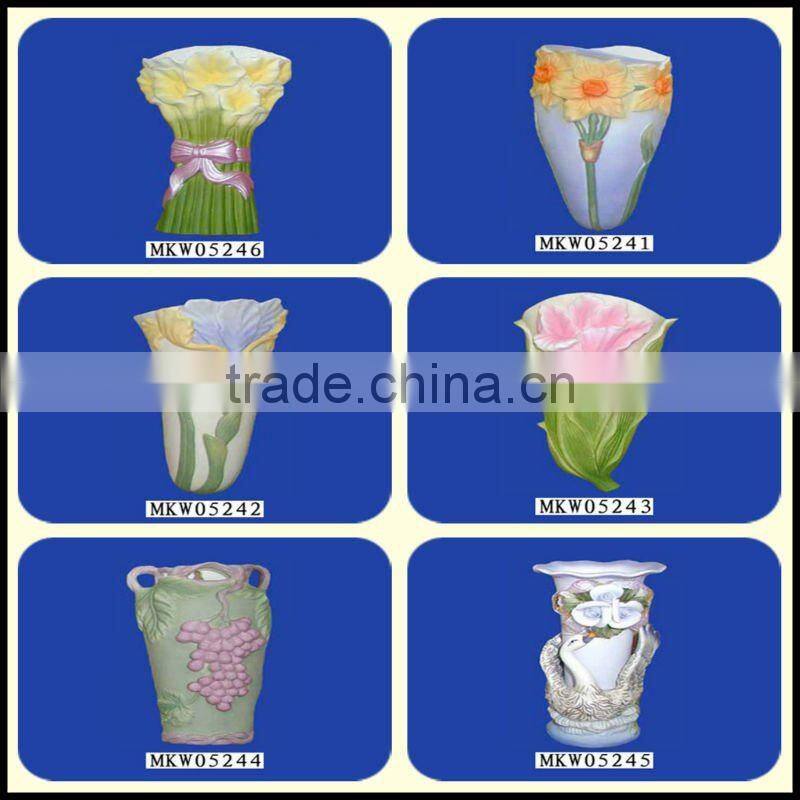 Fish shape decorative chinese porcelain vase
