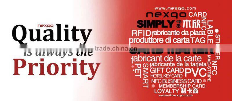 125Khz EM4305 Rewritable RFID Card 30mil Thickness Plastic Card