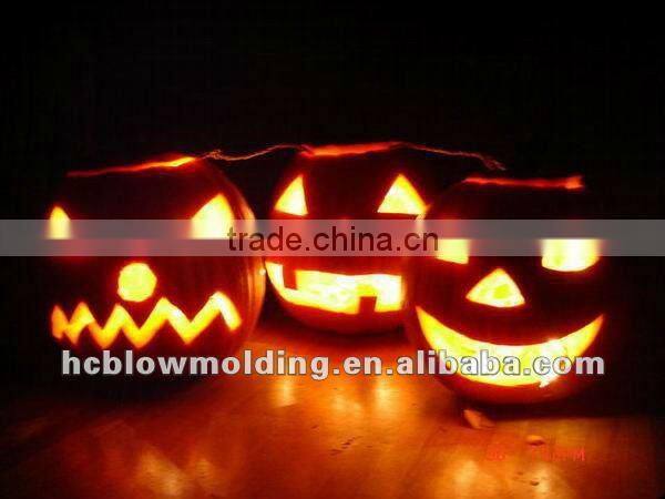OEM Blow Molding plastic HDPE Halloween Pumpkin ,LED light pumpkin for sale