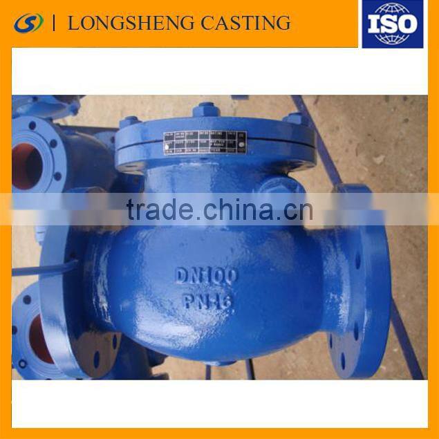 Custom low price Good Quality of Cast iron Rubber Disc Check Valves