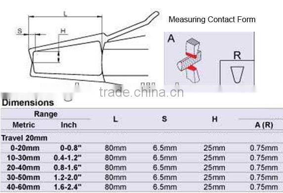 Dial Caliper Gauge for outside Mesurement