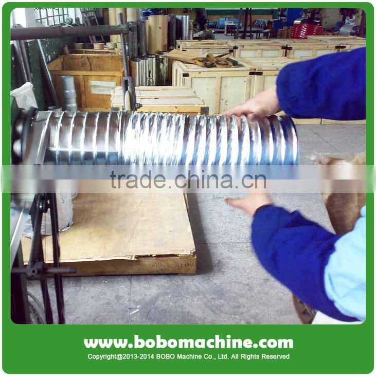 Spiral wire reinforced aluminum flexible duct forming machine