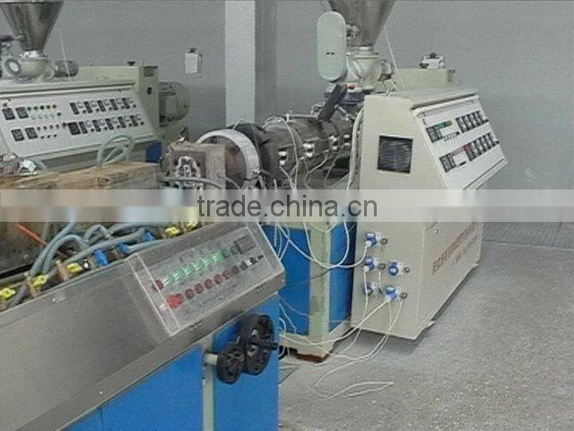 Single wall corrugated pipe production line