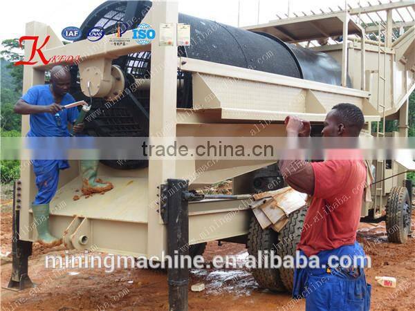 Movable gold Wash Plant in Southeast Asia With Patent For Sale
