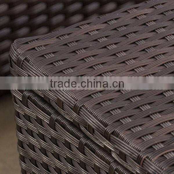 Classical simple home backyard poolside 4-piece rattan sofa set furniture