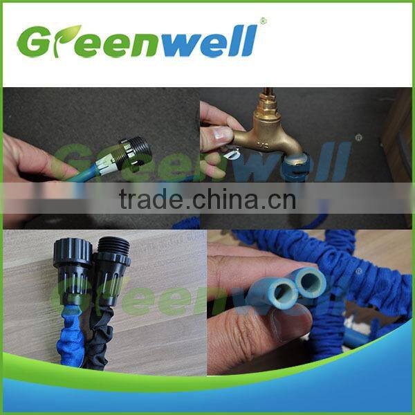 High reputation 2015 new develop brass fitting expandable garden hose