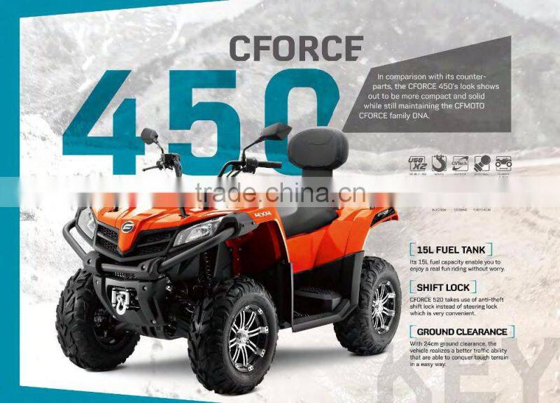 CF MOTO 400cc 4x4 road local ATV quad bike for sale