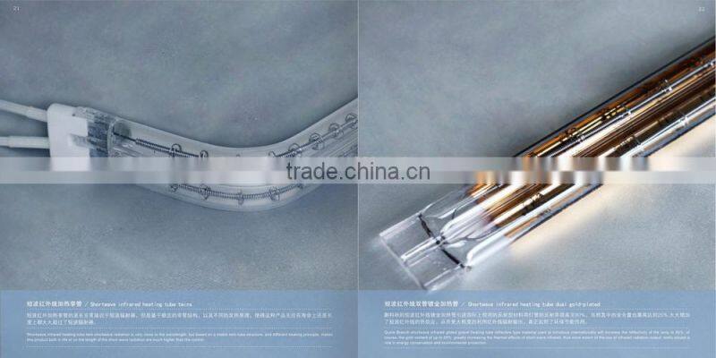 Quartz heat element infrared emitter