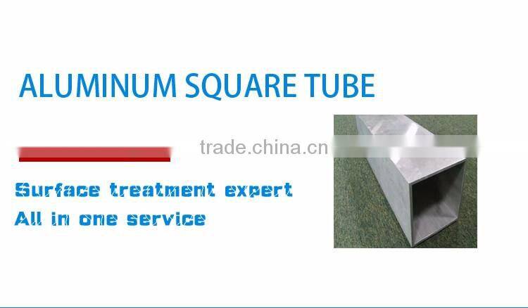 Aluminum hollow profile 6063-T5 aluminum square hollow tube
