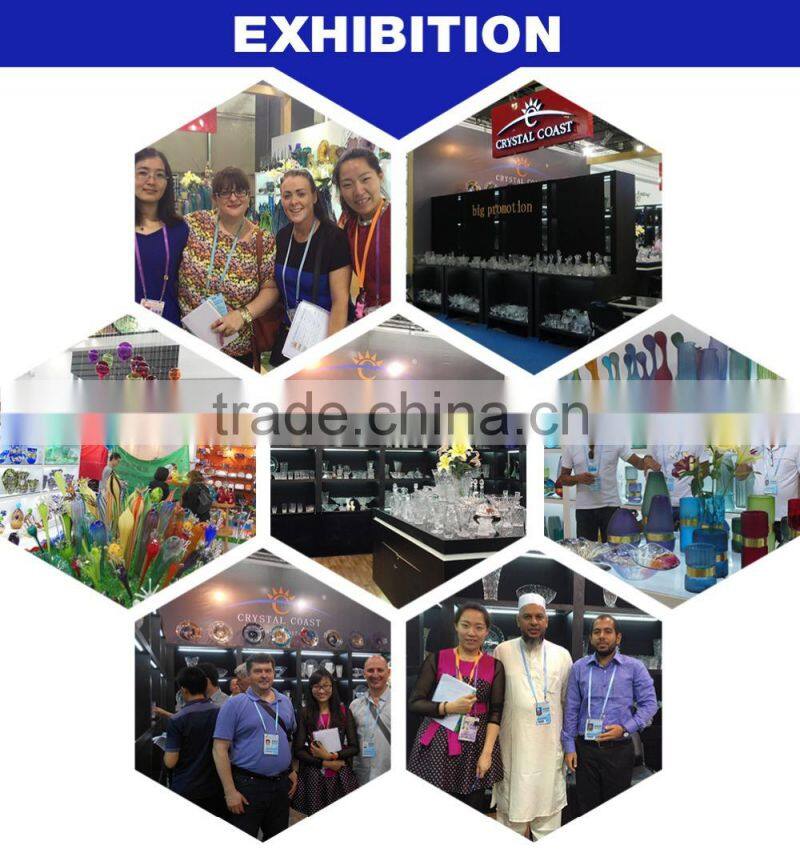 cheap tall stock feature hive design table decoration glass bowl and vase