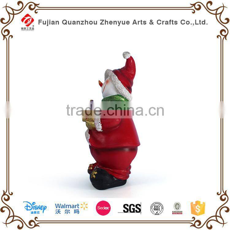 2015 indoor decoration resin santa claus statues
