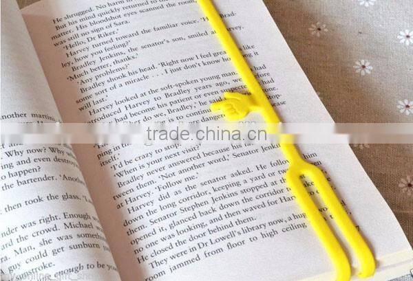 elastic band fancy gift finger style bookmark silicone book collection band