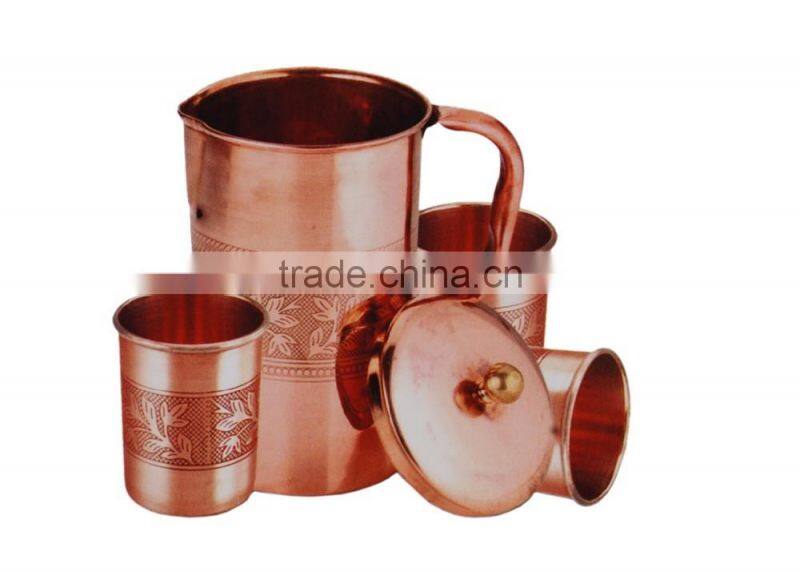 New design low cost hammered copper bowl