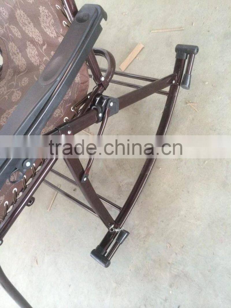 High back modern adjustable rattan chair for outdoor