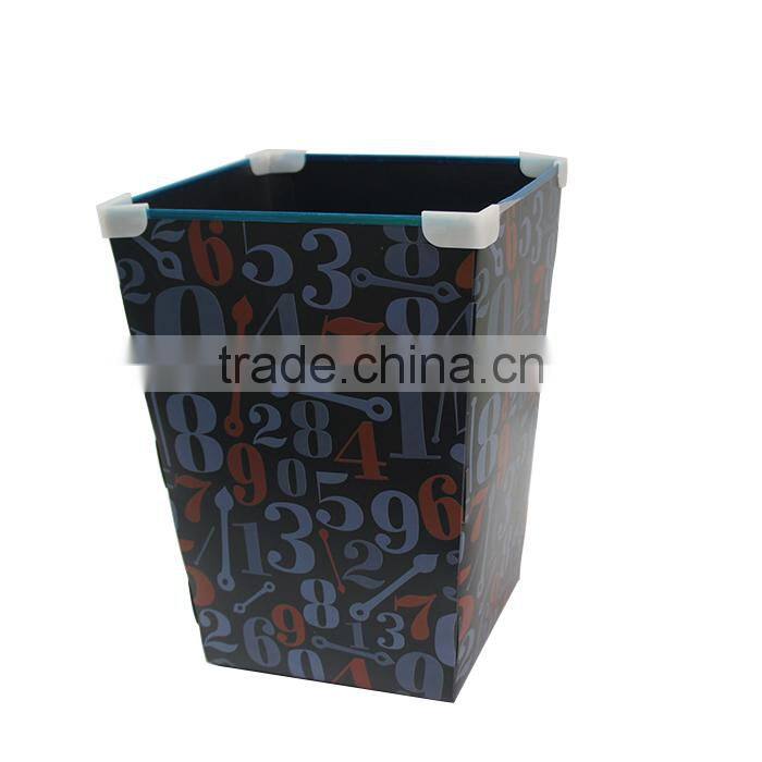 Bed room/Desk/Office DIY Square Plastic Trash Can