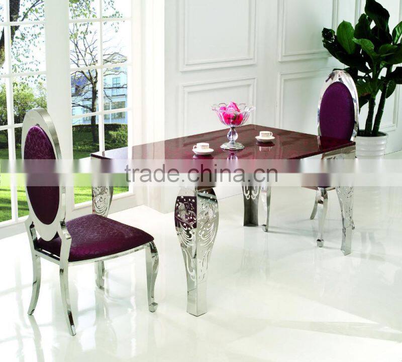 TH348 Stainless Steel Modern Designer Dining Tables