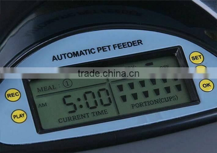 Battery-powered dog feeder , Automatic pet feeder