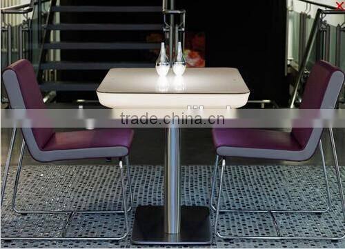 Modern Cocktail pub Table/Rechargeable Led Light Coffee Table