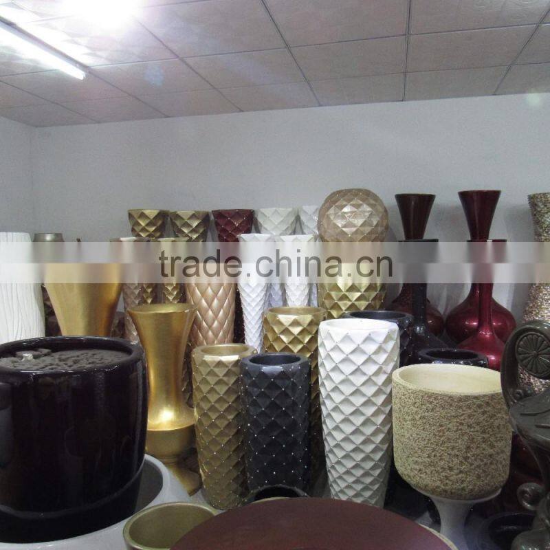 CHY050903 Outdoor fiberglass flower pot/high quality flower planter/decorative flower vase