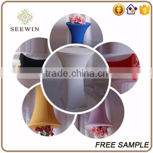 trendy high bar cocktail table cloth for christmas/wedding party