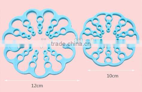 Supply creative fashion Lovely flower shaped insulation pad / cup mat