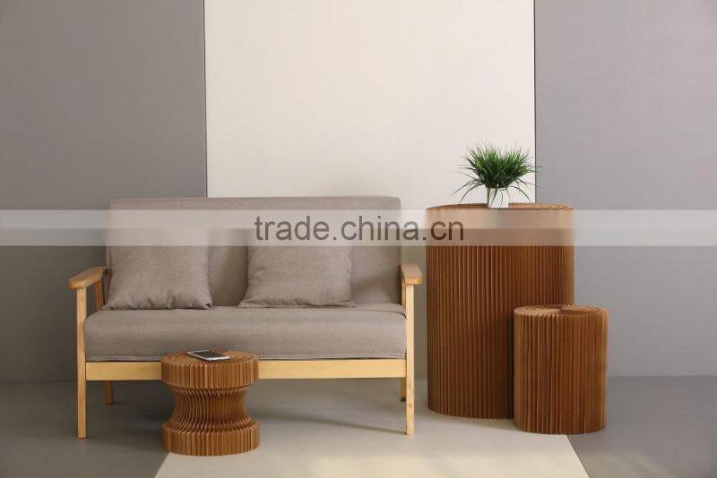 Green House Present Paper Furniture Foldable Paper Stool Portable for Travel