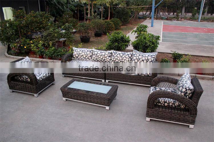 Outdoor Furniture Modern Luxury Rattan Sofa Set
