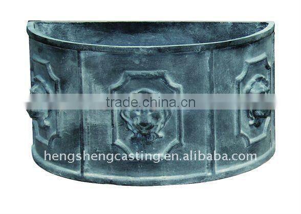Garden crafts cast iron flower pot crafts casting pots
