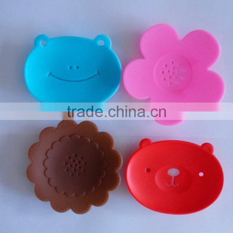 Practical and convinent non-slip Sexy Lace shape silicone soap molds /customizable Silicone BathroomSoap Dishes