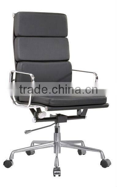 Office furniture factory black leather chair