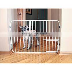 RH-4650 Carlson expandable metal child and pet safety gate with doors dog gate
