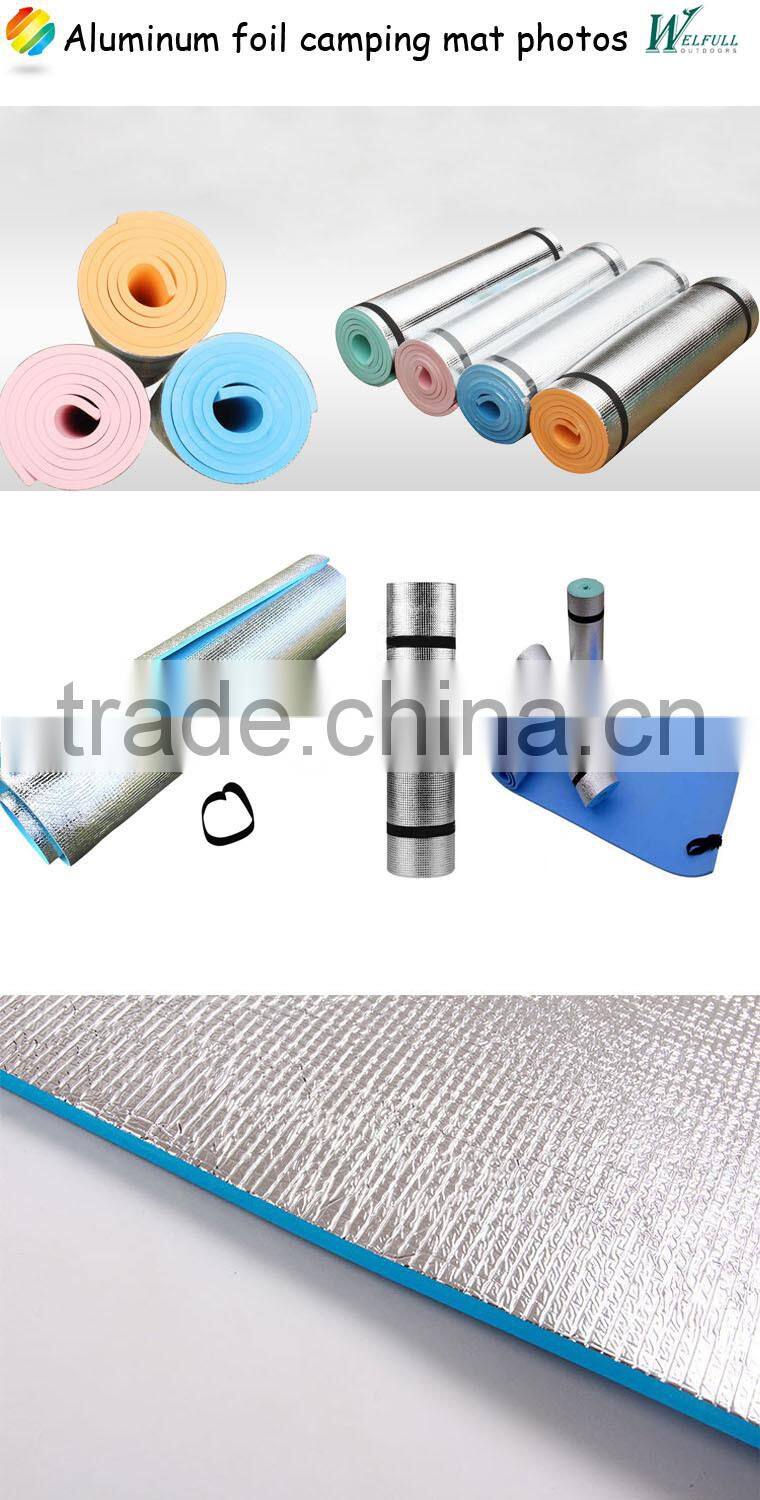Camp Camping Roll Up Foam Foil Sleeping Mat Mattress Tent Exercise Yoga Festival