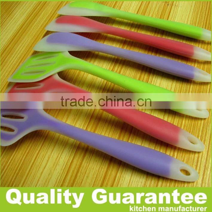 2016 new set of 7 /5 silicone kitchen cooking tool set silicone utensil set Solid Silicone Kitchen Utensils Set