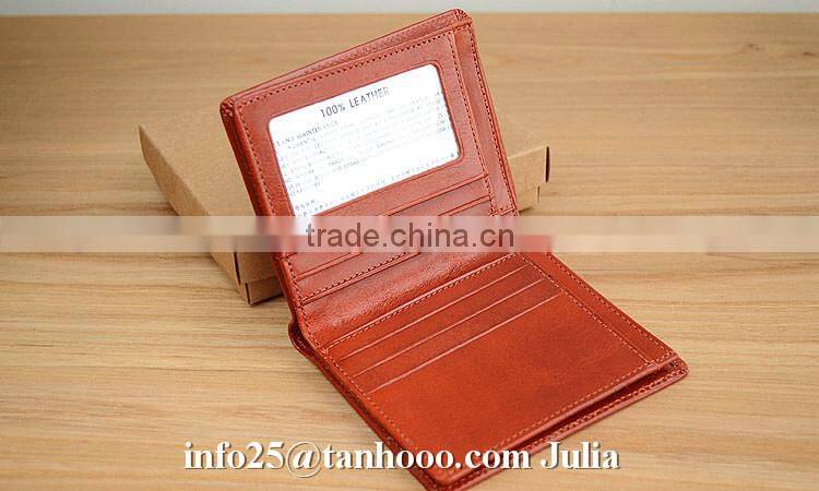 Women cow leather wallet/money clip/purse