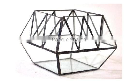 Handmade Quartz Glass Fruit Holder Terrarium