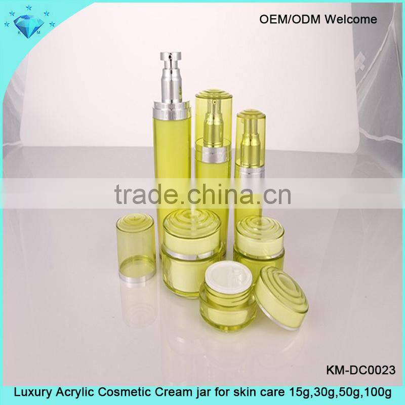 Luxury Acrylic Cosmetic Cream jar for skin care 15g,30g,50g,100g