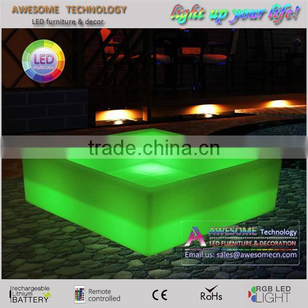 freestanding large center flower pot / illuminated big flower pot