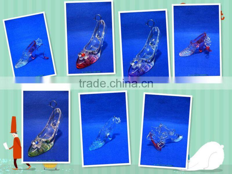 China new style colorful crystal decoration high heels