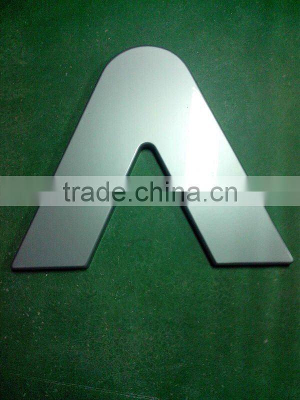 Vacuum forming suction plastic special mark with silver printed