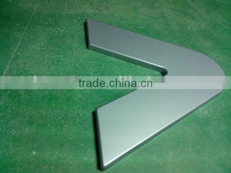 Vacuum forming suction plastic special mark with silver printed