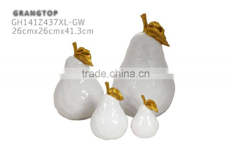 ceramic fruit ornaments for home decoration