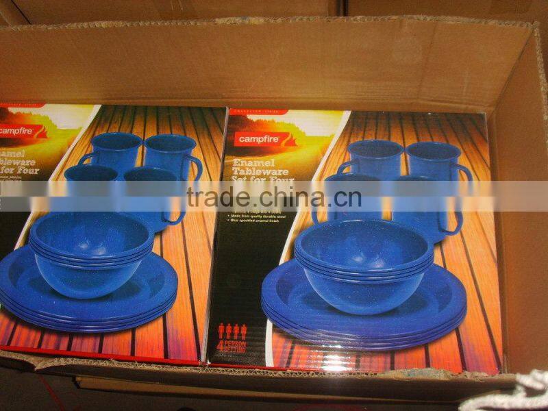 porcelain enamel bowl dinner plate coffee mug dinnerware