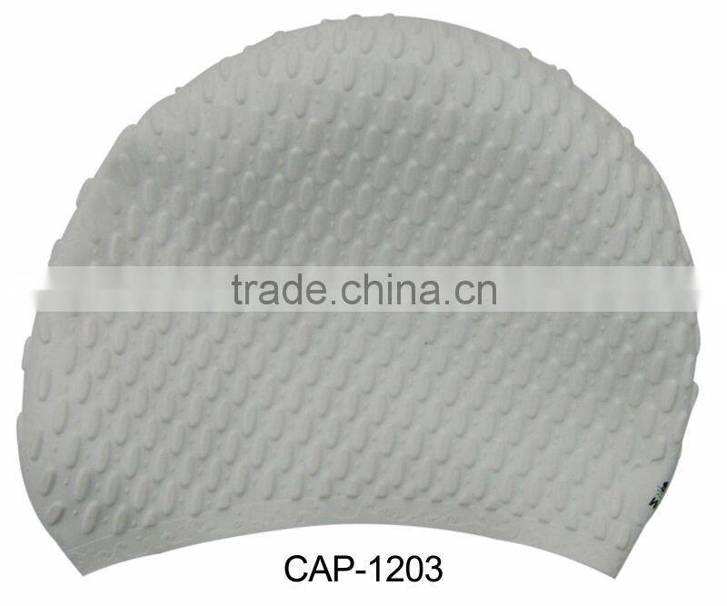 100% Silicone shark swim cap,funny swimming cap,water drop design(CAP-1200)