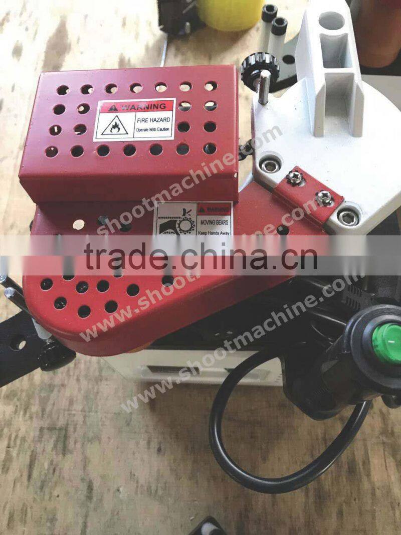 Portable Edge Banding Machine Model III with Hot melt adhesive pot volume 160ml and Pre-heating time about 10 Min